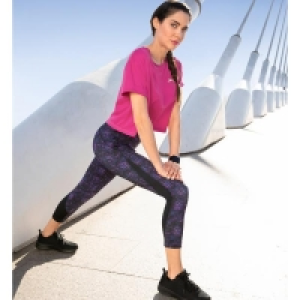 Damen-Funktionsleggings mit modischem Druck 6.99 €