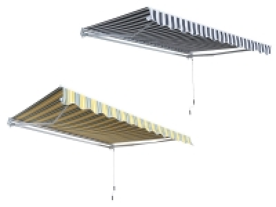 Lidl Outsunny Outsunny Gelenkarmmarkise mit Handkurbel