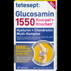 Tetesept Glucosamin 1550 für Knorpel + Knochen