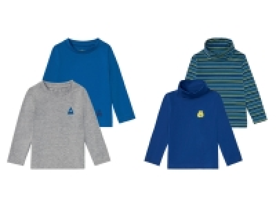 Lidl Lupilu lupilu Kleinkinder Jungen Langarmshirt, 2er Set