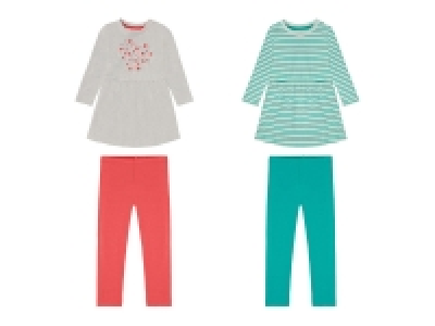 lupilu Kleinkinder Mädchen Set, mit Baumwolle 3.99 €