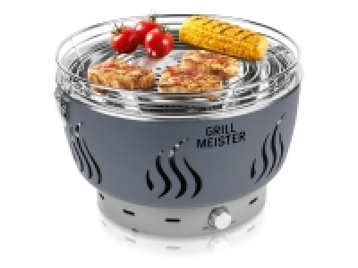 Lidl Grillmeister GRILLMEISTER Holzkohlegrill »AG 34 C1«, elektrisch, mit aktiver Belüft