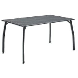 Gardiola Metalltisch - eisengrau - Metall