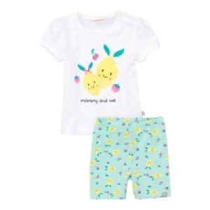 NKD  Baby-Mädchen-Set mit Früchte-Muster, 2-teilig