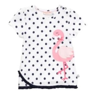 NKD  Baby-Mädchen-T-Shirt mit Flamingo-Aufdruck