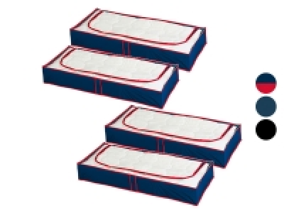 Wenko Unterbettkommode, 4er Set, mit großem Sichtfenster 24.95 €