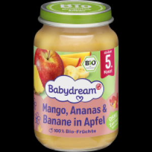Babydream Bio Mango, Ananas & Banane in Apfel