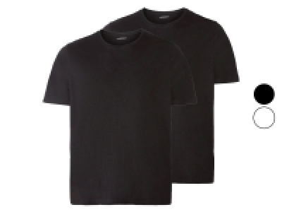 LIVERGY® Herren T-Shirt, 2 Stück, aus reiner Baumwolle 7.99 €