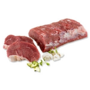 Frische Kalbsr&uuml;ckensteaks oder Kalbsr&uuml;cken