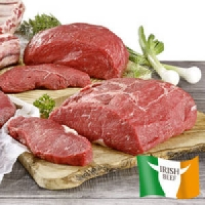 Frisches Irisches Rinderroastbeef oder T-Bone Steak