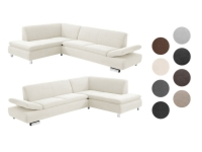 Lidl Max Winzer MAX WINZER Edles Ecksofa Terrence in feinem Strukturgewebe Sofa Couch 