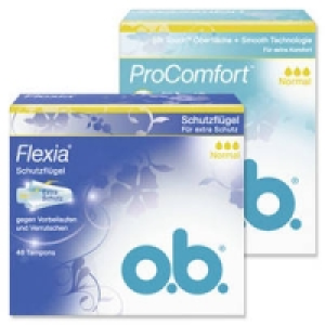 o.b. Tampons 4.49 €