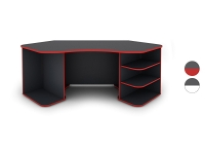 Homexperts Gaming Schreibtisch »Tron«, mit farblich abgesetzten ABS Ka