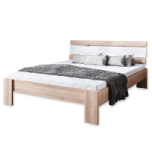 Futonbett - mit Matratze und Rollrost - 140x200 cm