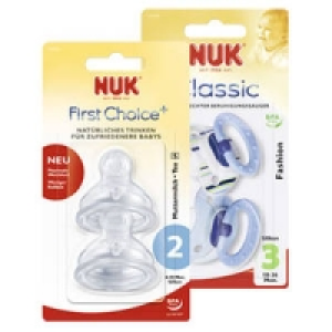 NUK First Choice Ventilsauger Latex oder Beruhigungssauger