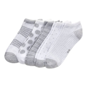 Damen-Sneaker-Socken mit Glitzer-Effekten, 5er-Pack 10.39 €
