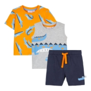 NKD  Baby-Jungen-Set mit Krokodilen, 3er-Set