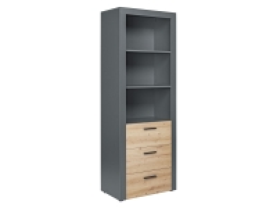 Inter Link Standregal »Corbeto«, mit 3 Schubladen, Eiche artisan/anthr