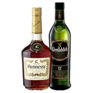 Hennessy Cognac VS oder Glenfiddich Single Malt Whisky 12 Jahre