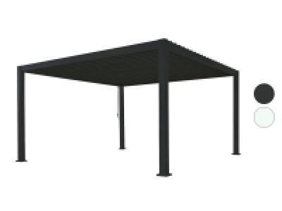 Mirador Pavillon mit Lamellendach aus Alu/Stahl