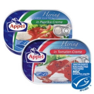 Appel Heringsfilets oder Heringsr&ouml;llchen
