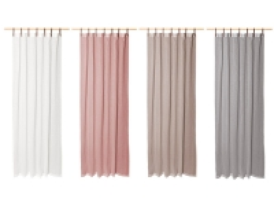 MAGMA Vorhang »Evi«, 135 x 245 cm, Schlaufenvorhang, halbtransparent 15.99 €
