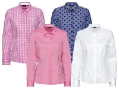ESMARA® Bluse, mit Wendler-Einlagen für Kragen und Manschetten, aus re 6.99 €