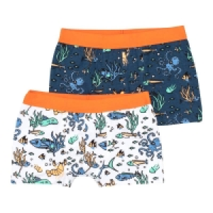 NKD  Jungen-Retroshorts mit Meeresmuster, 2er-Pack