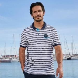 Herren-Poloshirt mit großem Aufdruck 4.54 €