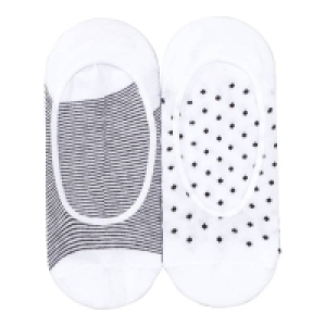 Damen-Füßlinge mit Antislip-Sohle, 2er-Pack 1.62 €