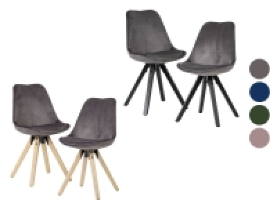 Wohnling Esszimmerstuhl ohne Armlehnen Skandi 2er Set 154.96 €