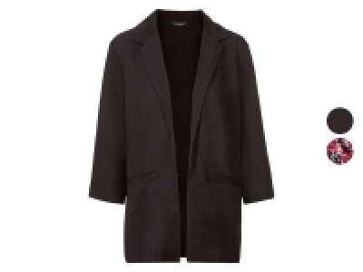 Lidl Esmara ESMARA® Longblazer Damen, mit langem Revers, 3/4-Ärmel