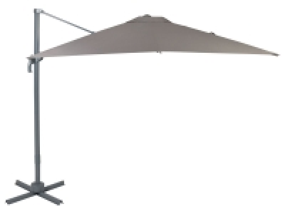 LIVARNO HOME Alu-Ampelschirm, quadratisch, 2,5 x 2,5m, anthrazit/grau 139.00 €