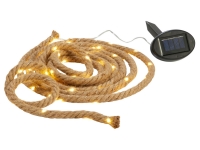 Lidl Pureday Pureday Solarleuchte »Skive«, in Form eines flexiblen Jute-Seils