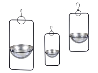 Pureday Hänge-Pflanztopf-Set, 3-teilig, aus Edelstahl 69.99 €