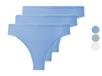 esmara Damen Slip Brazilian, 3 Stück, in anschmiegsamer Ripp-Qualität 6.99 €