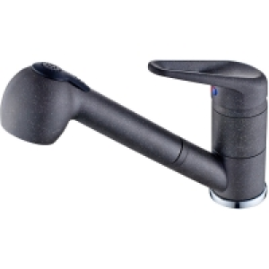 OBI  Eurodomo Armatur Aqua-Ring Plus mit Handbrause Graphit