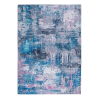 Roller  Teppich - grau-blau - Farbverlauf - 120x170 cm