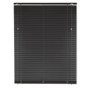 PVC-Jalousie - anthrazit - mit Zubehör - 100x160 cm