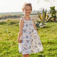 NKD  Kinder-Mädchen-Kleid in Tropen-Design