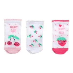Baby-Mädchen-Socken in süßen Designs, 3er-Pack 1.59 €