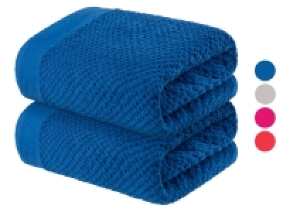 Lidl Livarno Home LIVARNO HOME Handtuch, 50 x 100 cm, 2er-Set