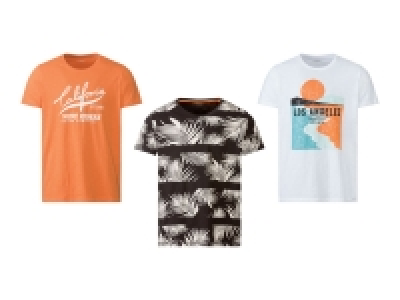 LIVERGY Herren T-Shirt, mit Rundhalsausschnitt und Print 3.99 €