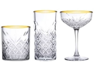 Pasabahce Serie Timeless mit Goldrand 12.90 €