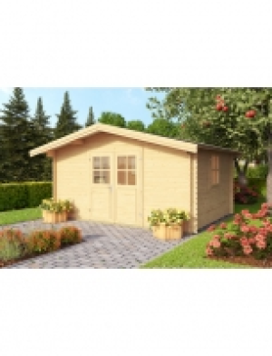 Gartenhaus »Donau«, BxT: 380 x 280 cm (Aufstellmaße), Satteldach