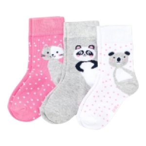 Kinder-Mädchen-Socken, 3er-Pack 2.50 €
