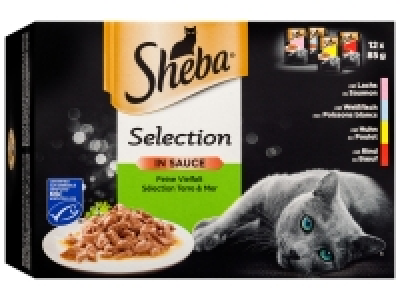 Sheba Portionsbeutel Selection in Sauce Feine Vielfalt