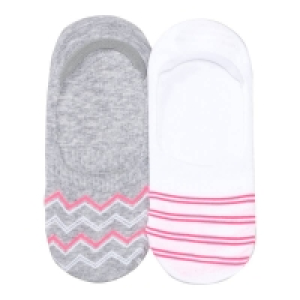 NKD  Damen-Füßlinge mit Antislip-Sohle, 2er-Pack