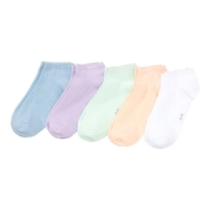 NKD  Damen-Sneaker-Socken im Basic-Style, 5er-Pack