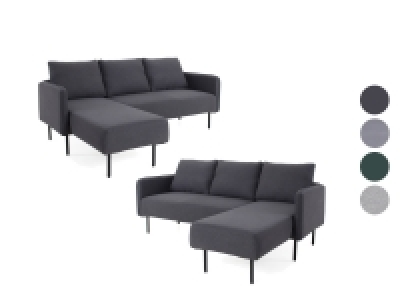 Lidl Byliving byLIVING Ecksofa Marvin, mit losen Rücken-Polstern